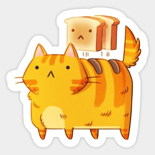 Toaster Cat Sticker